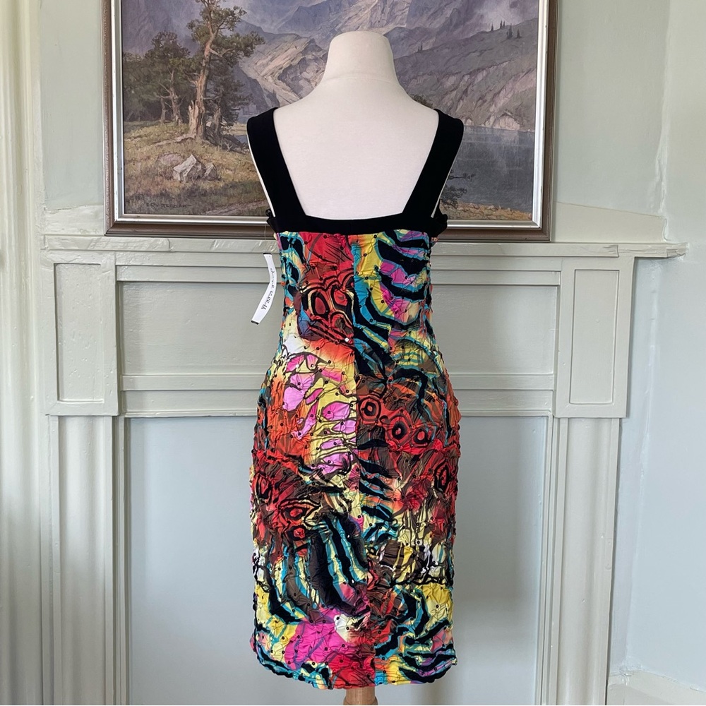 NWT Joseph Ribkoff Patterned Mini Dress - Picture 3 of 4